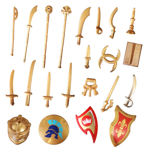 Playmobil arme armes dorées