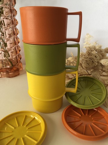 Tupperware vintage tasses - tupperware,