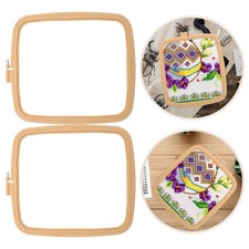 2 Pcs Tambour À Broder En