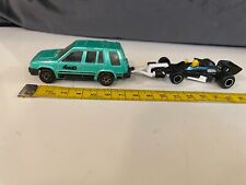 Majorette 1/55 - toyota 4 wd qui remorque une F1