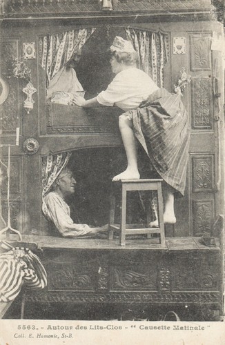 Carte postale ancienne scènes - postale,