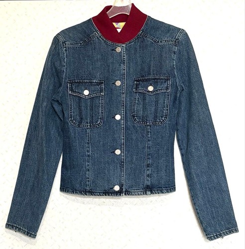Veste jean chanel indigo 38 - jean,