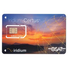 Iridium Certus Carte SIM pour contrats mensuels Iridium Go Exec