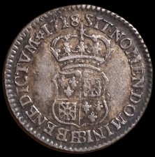 1/10 D’ecu 1718 Louis XV