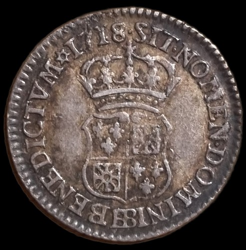 Ecu 1718 louis xv - d’ecu,