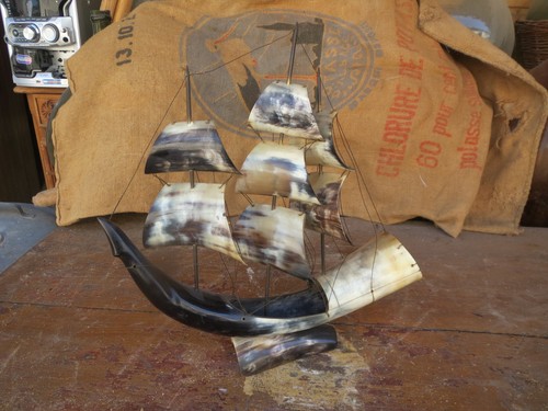 Ancienne maquette bateau - maquette,