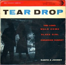 SANTO & JOHNNY "TEARDROP" 60'S