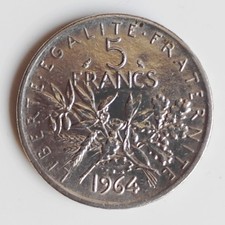 Pièce de monnaie 5 Francs