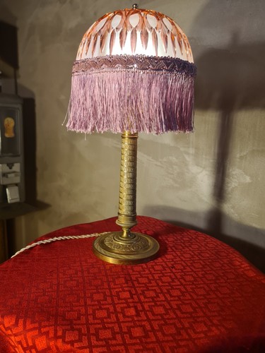 Lampe laiton colonne - lampe,