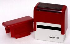 tampon encreur 3 lignes de texte encre noire format 39x15 mm POCKET NEW (M) N°2 