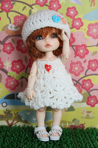 Knitting dress for - knitting, lati