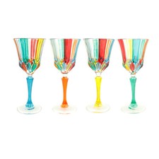 Set Four Murano Vin Verres