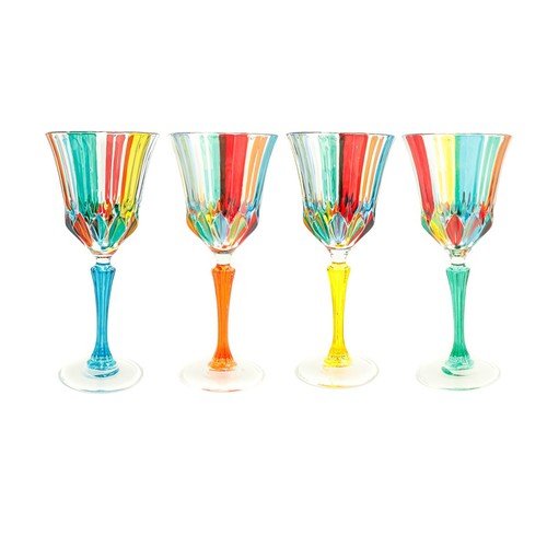 Set four murano vin verres - murano,