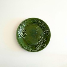 Assiette Lenox Rustic Pine Vert | Plat de Service Noël Majolica Vintage