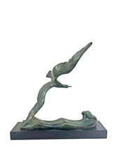 Sculpture en bronze à patine