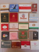 LOT DE PAQUETS DE CIGARETTES VIDES POUR COLLECTION