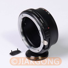 Nikon G AF-S F Lens to Micro 4/3 M4/3 Mount Adapter with Tripod Mount GF7 GF3 G3