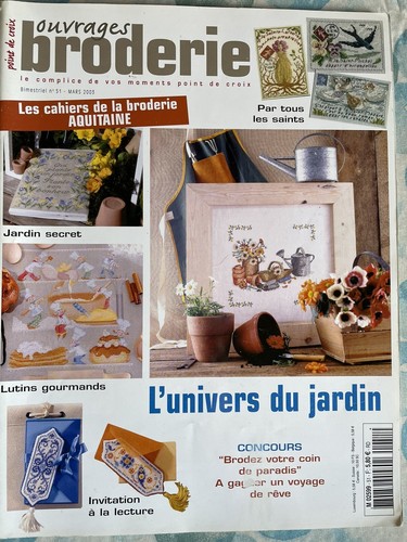 Magazine ouvrages broderie - magazine,