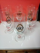 Lot verres bière - de, gold