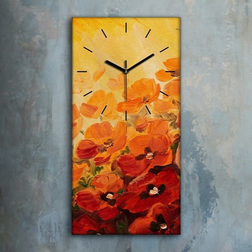 Horloge murale sur - toile, 30x60