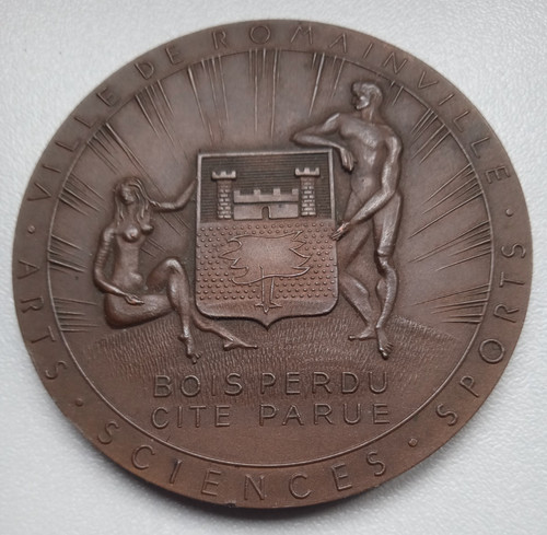 Romainville french medal - romainville,