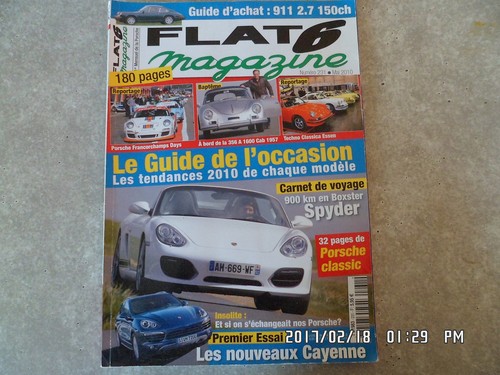 Flat 231 2010 porsche - n°231,