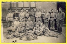 cpa CARTE PHOTO Boutault, METZ 30e Régiment Militaires Soldats Uniformes Selles