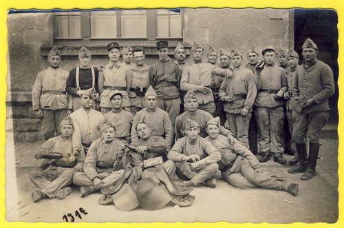 Cpa carte photo - carte, metz