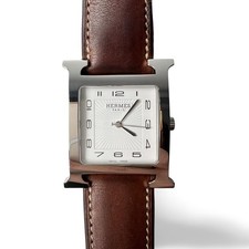 Hermes Montre H Heure en acier