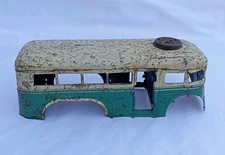 ANCIEN AUTOBUS  JOUSTRA EN TOLE POUR PIÈCE