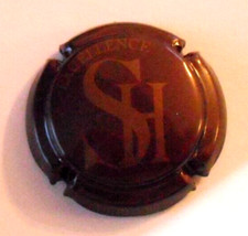 Capsule de Champagne :   HERBERT Stéphane , prune et or n° 23x