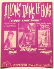 Partition vintage sheet music