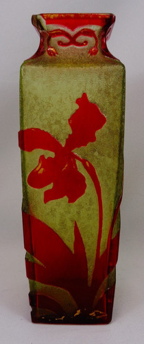 Baccarat vase doublé et - vase,