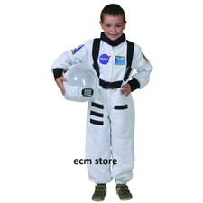 Déguisement Astronaute Taille 116 Combinaison molletonnée Halloween Mardi gras