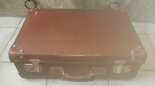 Ancienne valise marron - e5-,