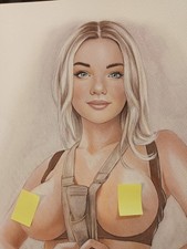 ORIGINAL DRAWING DESSIN NU