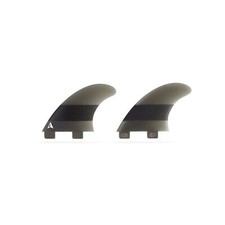 ROAM Sidebite Fin Set Medium Two Tab Smoke Surfboard Longboard