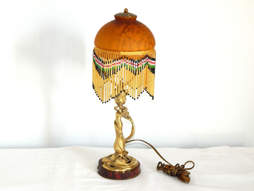Ancienne lampe bronze - ,