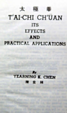 TAI CHI CHUAN/EFFESTS AND PRACTICAL APPLICATIONS/Y.K.CHEN/IMPR A SHANGHAI/1947