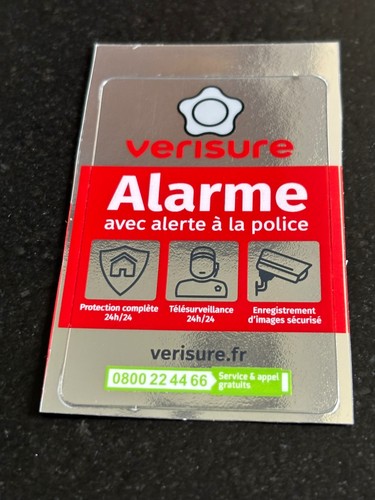Autocollant verisure alarme - autocollant, 8