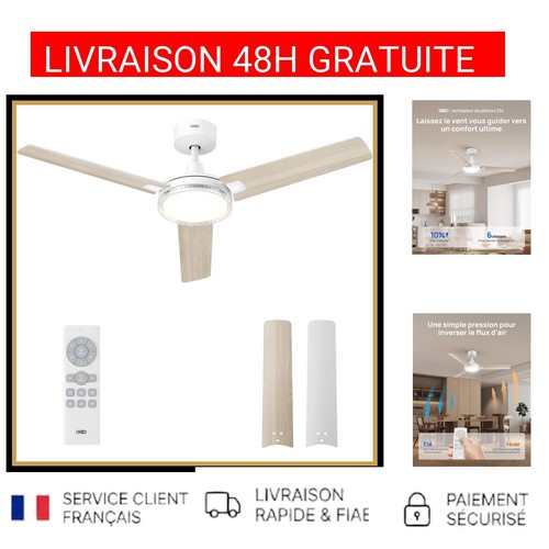 Ventilateur plafond dreo 132cm - plafond,