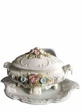 Soupière + plateau Vintage en