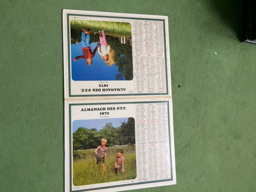 Calendrier almanach ptt - almanach,