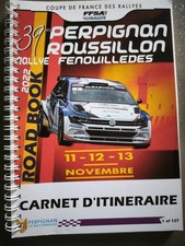 ROAD BOOK 39 RALLYE PERPIGNAN ROUSSILLON FENOUILLEDES  2022 AUTOMOBILE POLO R5