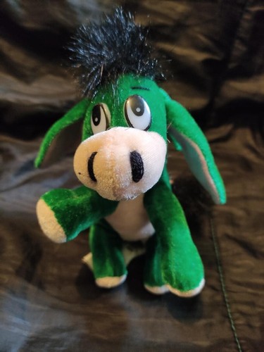 âne peluche vert - Âne,