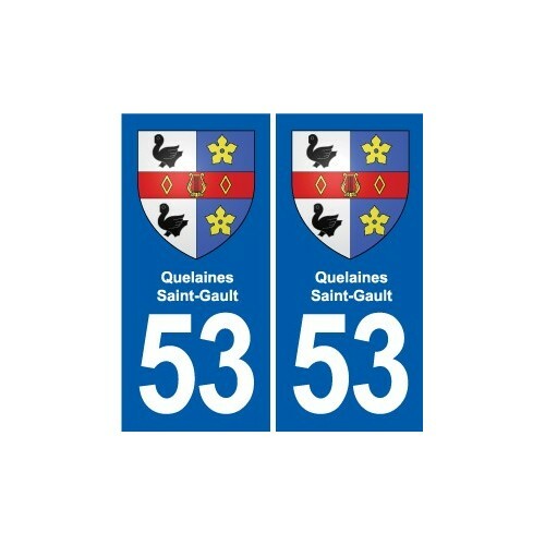 Quelaines snt gault blason - 53, quelaines-snt-gault