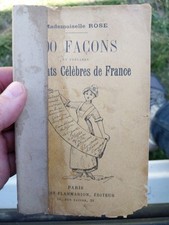 LIVRE DE CUISINE ANCIEN 100