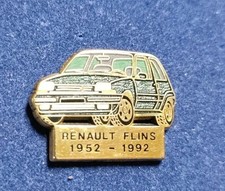  PIN'S  RENAULT R5 GT TURBO GRIS MÉTALLISÉ RALLYE - SPORT-AUTO SIGNÉ FRAISSE