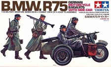 BMW R 75 SIDE CAR+FIGURINES
