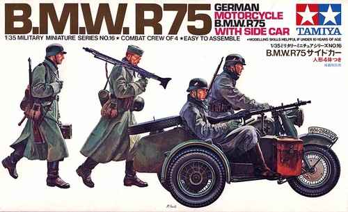 Bmw side car - r, car+figurines